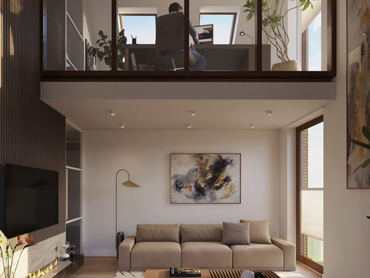 Interieur Grote Huizen, Waterroos